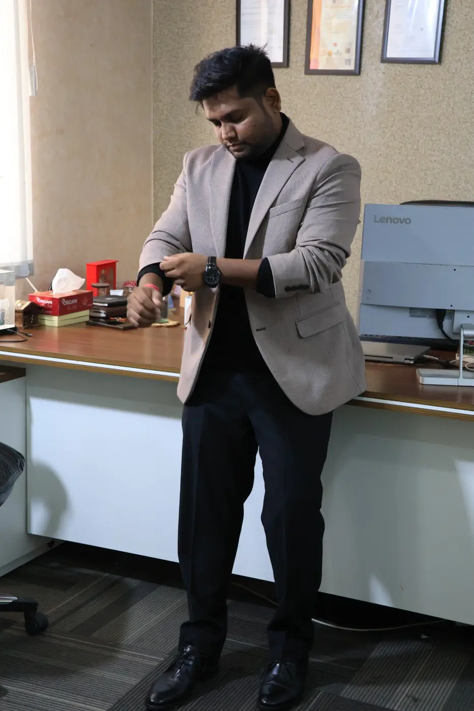 Abhishek Sharma at work